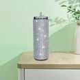 thumbnail image 4 of YWMJZEU Portable Diamond Bling Cup Tumblers 20oz Refillable Beverage Container Stainless silver, 4 of 8
