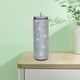 thumbnail image 4 of Vasos portátiles con diamantes brillantes de 20 oz, recipientes rellenables para bebidas de acero inoxidable plata, 4 of 8