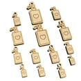 thumbnail image 1 of Soap Sanitizer Dispenser with Heart Wood Mini Charms Shapes DIY Craft Jewelry - No Hole - 16mm (22pcs), 1 of 7
