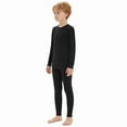 thumbnail image 2 of Kids 100% Merino Wool Base Layer Set Midweight Unisex Thermal Underwear Sets for Girls and Boys, 2 of 6