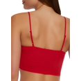 thumbnail image 2 of Womens Square Neck Hanky Hem Crop Top, 2 of 2