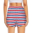 thumbnail image 4 of Goofa Stars And Stripes Printed Women 2 in 1 Running Shorts,Quick Dry Athletic Workout Shorts,High Waisted Athletic Shorts with Liner Pockets-X-Large, 4 of 9