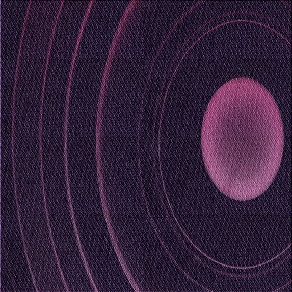 Ahgly Company Indoor Square Patterned Purple Jam Purple Area Rugs, 7' Square