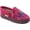 Magenta Elephant, variant on AC-A10036ACE1-2 Kids' Colby Gore Moc Slipper, Black Berber, K1/2