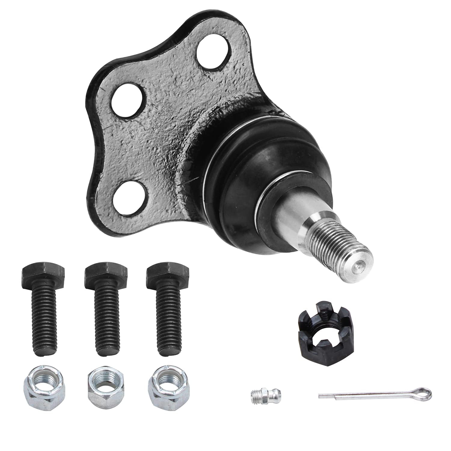 Detroit Axle - Front 2pc Ball Joints for RWD 2000-2002 Dodge Ram 2500 3500, 2 Upper Ball Joints 2000 2001 2002 Replacement