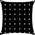 thumbnail image 5 of Square Cloth Pillow Covers with Geometric Images set of 2, 5 of 10