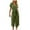 Army Green, variant on gakvbuo Jumpsuits For Women Summmer Dressy Wedding Fashion Women's Casual Solid Color Short Sleeve Pocket Lace Up Loose Rompers Jumpsuit
