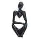 thumbnail image 1 of Escultura de abstracto Sunnimix Figura Pensador abstracto Decoración del hogar colecciones de regalos de cumpleaños Negro, 1 of 7