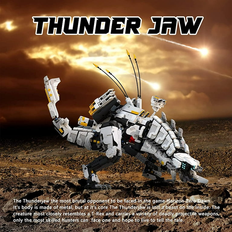 15474 Battle Monster Model Building Blocks Game Thunderjaw MOC