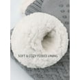 thumbnail image 5 of Gustave Women Fuzzy Slipper Socks with Grippers Non Slip Fleece Lined Thick Plush Slipper Socks Winter Warm Fluffy Soft Cozy Home Socks Christmas Gifts "Gray", 5 of 7