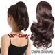 thumbnail image 2 of 10/18/22 " Peluca De Pelo Rizado Largo Recto Pinza De Garras Extensiones De Cola De Caballo Pelucas, 2 of 3