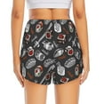 thumbnail image 2 of Lsque Japanese Sushi Hashi Printed Women's Running Shorts with Liner Pockets,Elastic Quick Dry Workout Athletic Gym Yoga Shorts,Womens High Waist Shorts-Large, 2 of 9