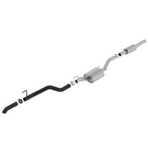Borla ATAK Cat-Back Exhaust System for 2020-2025 Jeep Gladiator 3.6L V6 with Black Turn-Down Tip