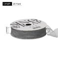 thumbnail image 2 of 1 Inch 20 Yard Sheer Organza Ribbon Shimmer Chiffon Tulle Ribbons Grey for Gift Wrapping Floral Bouquet Wedding, 2 of 6