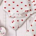 thumbnail image 4 of Gibobby Unisex Infant Long Sleeve Bodysuit Solid Color Soft Baby Onesie Long Sleeve Baby Jumpsuit For Newborn Rompers 0-3M 3-6M 6-9M 9-12M(0-3 Months,White), 4 of 6