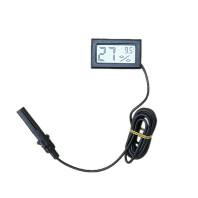 EGNMCR Hygrometer Temperature Humidity Meter Digital LCD Display the digital