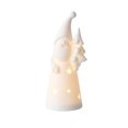 thumbnail image 2 of White Ceramic Table Lamp with Star Cutout Design, for Bedroom and Living Room Night Light Lamp Christmas Decoration, 2 of 5