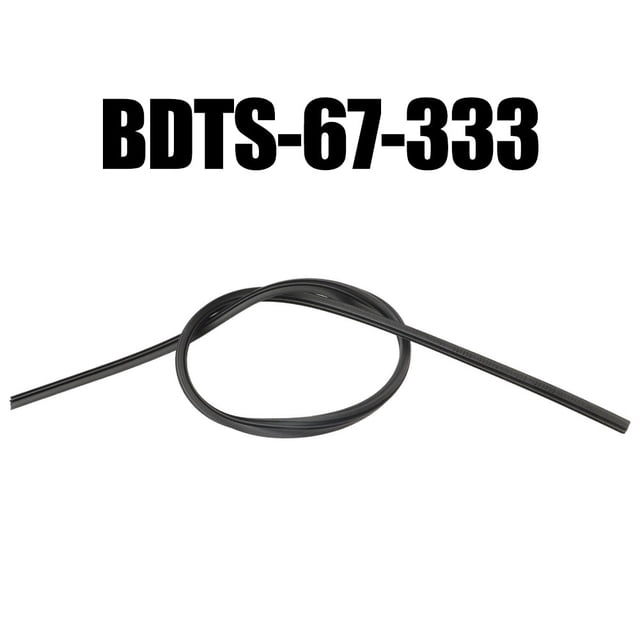 Driving Black Blade Refill Wiper Replacement Rubber BDTS67333 Components Craftsmanship Front Left Long Lasting