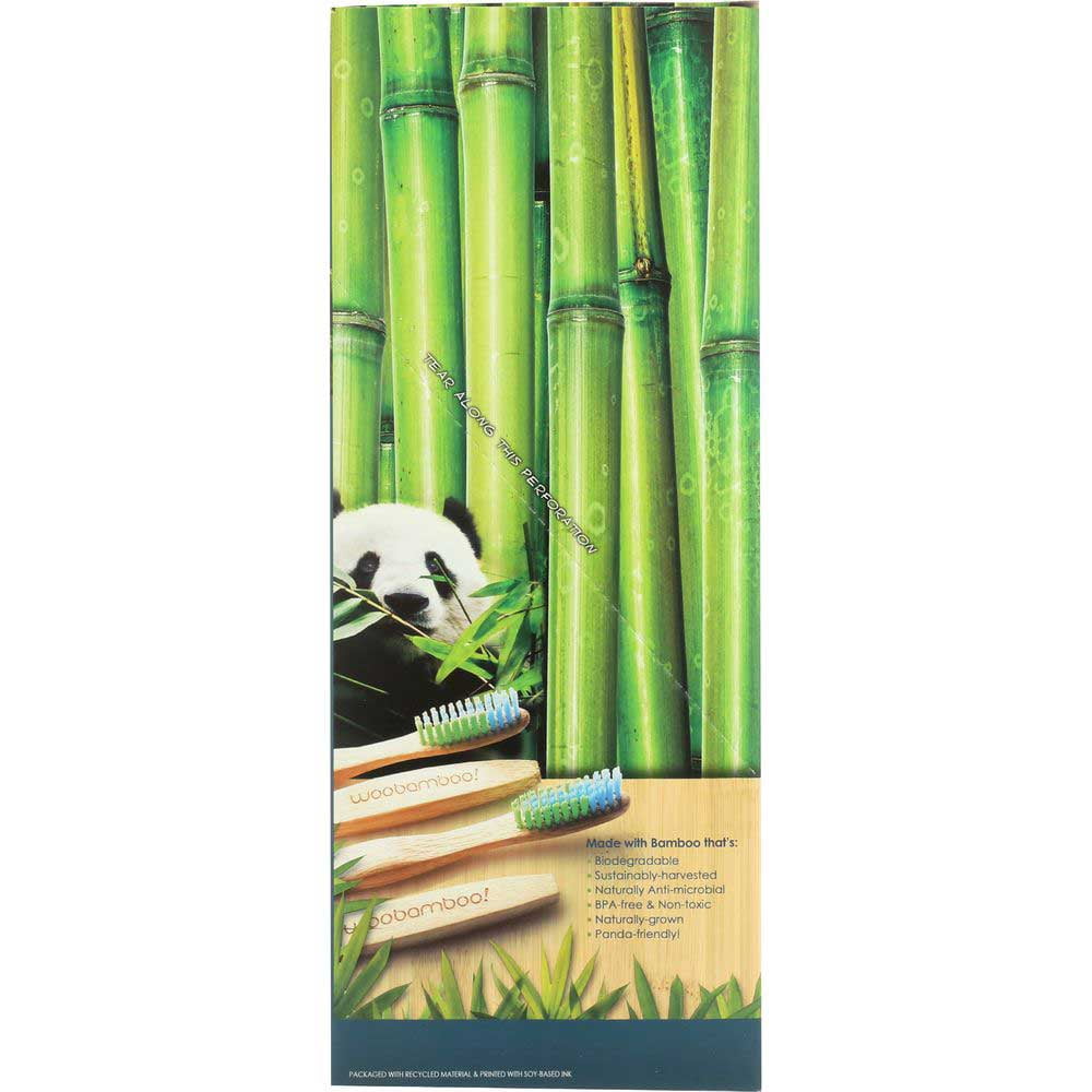 Woobamboo Kids Sprout Super Soft Bamboo Toothbrush, 2 count -- 6 per Case.