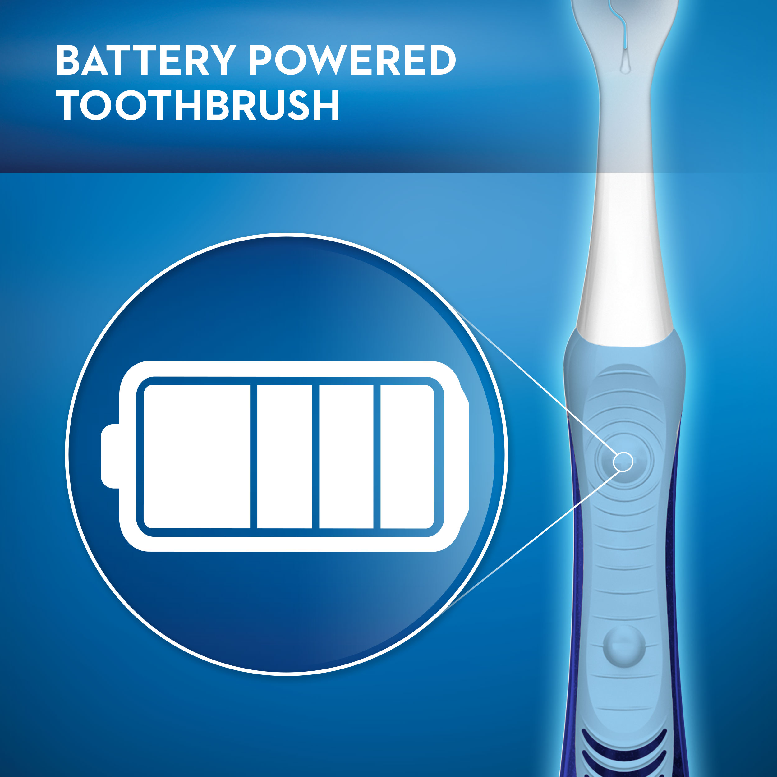 Oral-B Vibrating Pulsar Battery Toothbrush with Microban, Soft, 1 Count - image 2 of 9