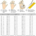 thumbnail image 4 of 13mm Cuban Link Ring Bling Iced Out 2 Row CZ Hip Hop Engagement Band Ring for Women Men, 4 of 6