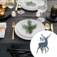 thumbnail image 5 of Inteprter 4 Uds. Cubiertos de Navidad para mesa, cuchara, soporte para cubiertos, de tela para Festival, cubiertos de bolsillo, suministros para el Kits de decoración para fiestas Gris oscuro Inteprter HA069002-01, 5 of 6