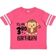 thumbnail image 3 of Inktastic Monkey Its My 3rd Birthday Boys or Girls Toddler T-Shirt, 3 of 5