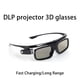 thumbnail image 2 of Jumpingount Gafas 3D con obturador activo, fáciles de usar, tamaño compacto, larga duración, funcionamiento sencillo, gafas de película de Lentes, 2 of 6