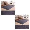 thumbnail image 1 of Bearachild Tapete decorativo de felpa para puerta, alfombra rectangular de Color sólido de estilo moderno para pasillo, sala de estar, apartamento, Gris plateado 50x80cm 2piezas Bearachild CBP039101, 1 of 5