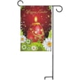 thumbnail image 5 of SKYSONIC Beautiful Easter Pattern Double-Sided Printed Garden House Sports Flag-12x18(in)-Polyester Decorative Flags for Courtyard Garden Flowerpot, 5 of 6