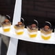 thumbnail image 3 of 50 Uds. Vasos cuadrados de plástico transparente para postre, vasos desechables para Parfait, vasos para aperitivos, 3 of 7