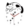 thumbnail image 4 of Reloj colgante de pared acrílico con diseño de gato de dibujos animados, moderno y decorativo, decoración de pared de 24x30cm para regalo de, 4 of 9