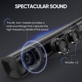 thumbnail image 5 of Saiyin Sound Bar for Smart TV, 31 Inches, Detachable Soundbar Home Theater Surround Sound System for TV/PC/Gaming/Projectors,Bluetooth 5.3 TV Sound Bar with TV ARC/Optical/AUX/Wall Mount, 5 of 6