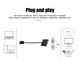 thumbnail image 5 of Cable convertidor de vídeo VGA a HDMI VGA HD Adaptador plug-and-play para proyector de ordenador, 5 of 8