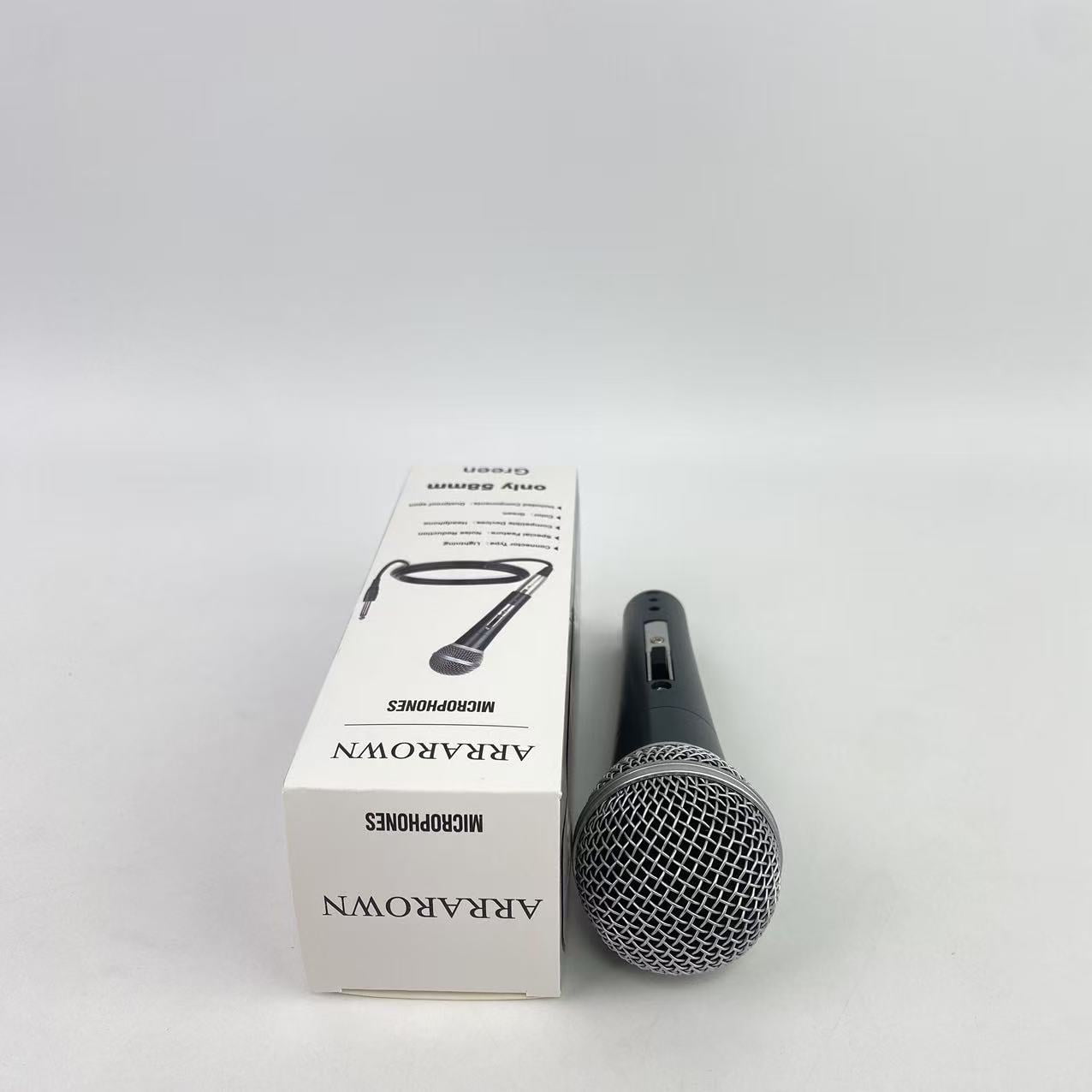 ARRAROWN Microphones,Dynamic Microphone - Professional Studio & Live Performance Cardioid Mic for Vocals, Podcasting, and Recording