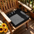 thumbnail image 4 of 2PC Stool Cushion Square with Ties, Non- Bar Stool Cushion Seat Pad for Dining Chairs, Square Cushion with Ties for Bar Stool Home Kitchen,10x10 Inch, 4 of 6