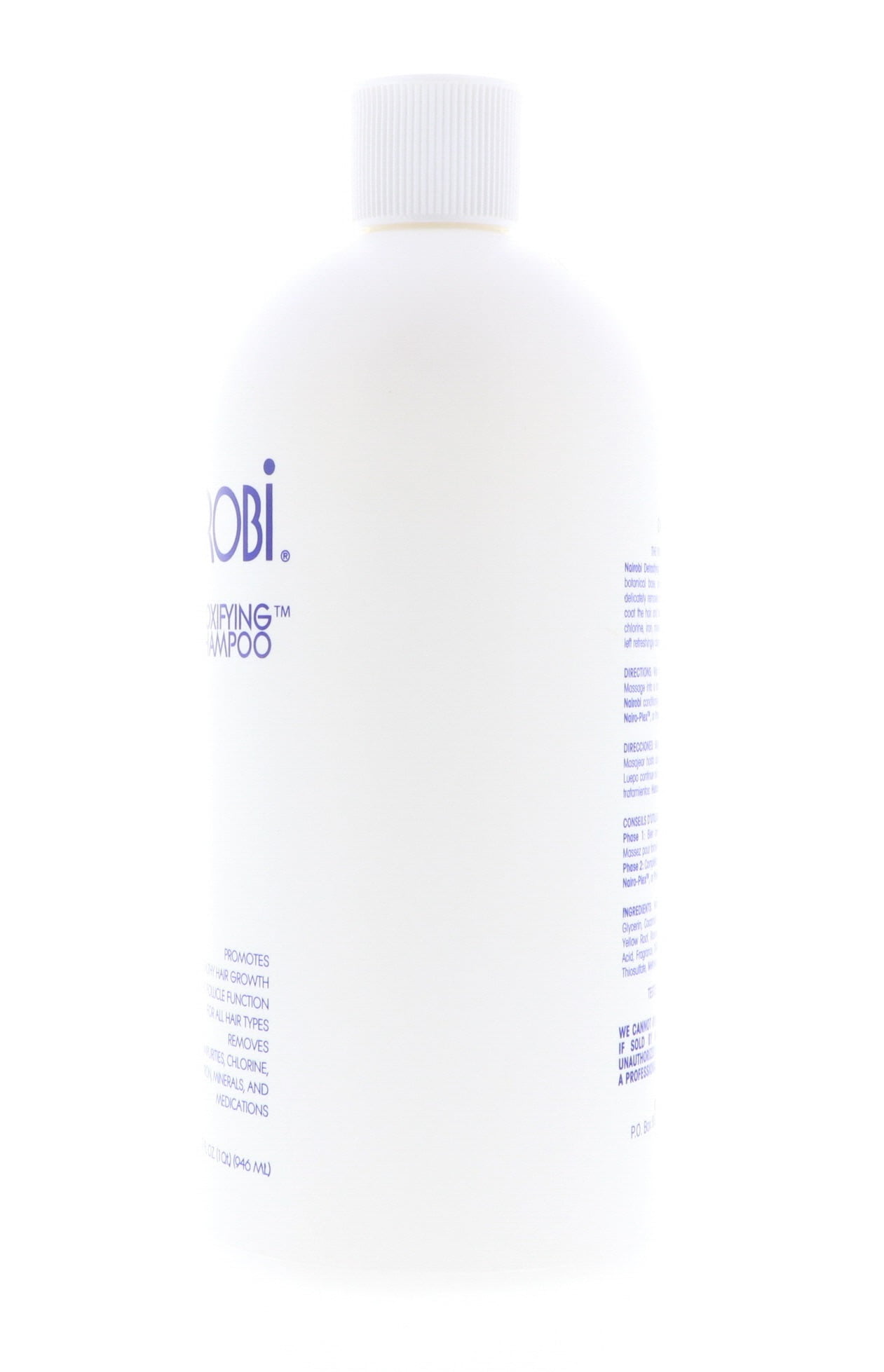Nairobi Detoxifying Shampoo, promotes healthy hair growth 32 Ounce