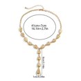 thumbnail image 3 of Fashionable Necklace Baroque Style Necklace Statement Necklace Long Tassels Jewelry Suitable for Formal Occasion, 3 of 4