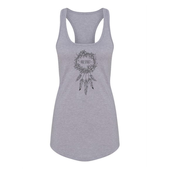 Floral Wreath Racerback Tank Women -Image by Shutterstock, Female Small