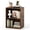 Brown, variant on Giantex 2-Cube Floor Bookshelf, 3-Tier Freestanding Bookcase, Contemporary Open Display Organizer, Natural
