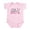 Petal Pink, variant on CafePress - Some Bunny Loves Me Infant Bodysuit - Baby Light Bodysuit, Size Newborn - 24 Months