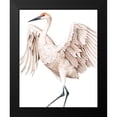 thumbnail image 2 of Popp, Grace 15x18 Black Modern Framed Museum Art Print Titled - Whooping Crane II, 2 of 5