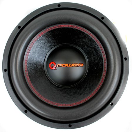 Q Power 12 Inch 3000 Watt Super Deluxe Subwoofer  DVC Car Audio Sub | (Best 12 Inch Car Subwoofer)