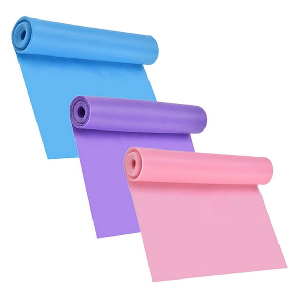 PAMINGONO 3Pcs Elastic Exercise Bands for Resistance Training High Elasticity Assorted Color