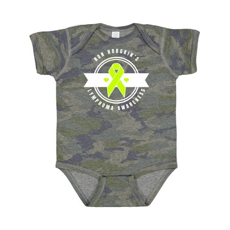 

Inktastic Non Hodgkin s Lymphoma Awareness Badge Gift Baby Boy or Baby Girl Bodysuit