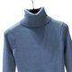 thumbnail image 2 of Suéter de mujer, cuello alto, manga larga, delgado, otoño invierno, suéter corto Eccomum Azul, 2 of 7