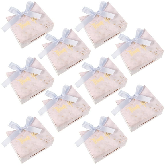 OUNONA  10 Pcs Marble Gift Bag Valentines Large Party Bags Paper Package