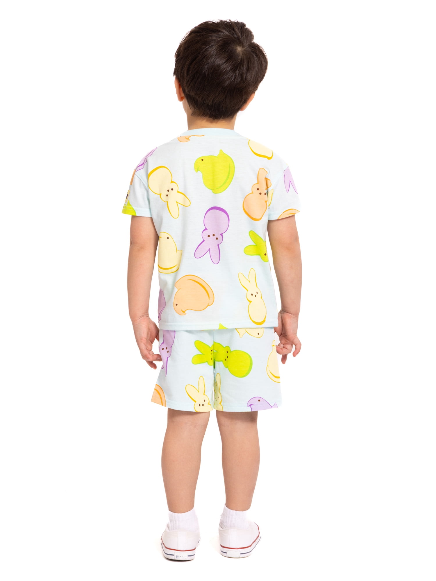Peeps Toddler Easter Graphic Tee and Shorts Set, 2-Piece, Sizes 12M-5T