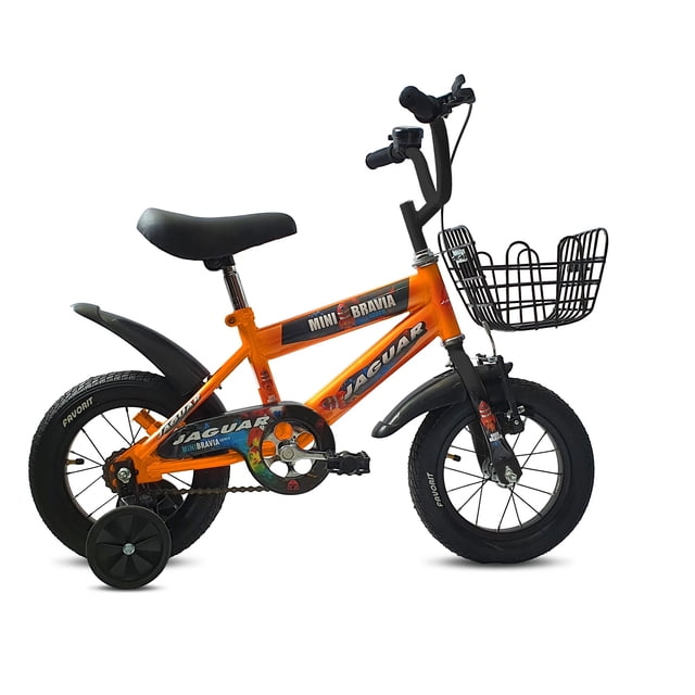 Bicicleta Jaguar Minibravia Rodada 12 Llantas Inflables Naranja Jaguar MINIBRAVIA