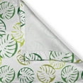thumbnail image 6 of Ambesonne Botanical Valance & Curtain, Minimalist Monstera Art, 55"x24", Fern Green Yellow Green, 6 of 7
